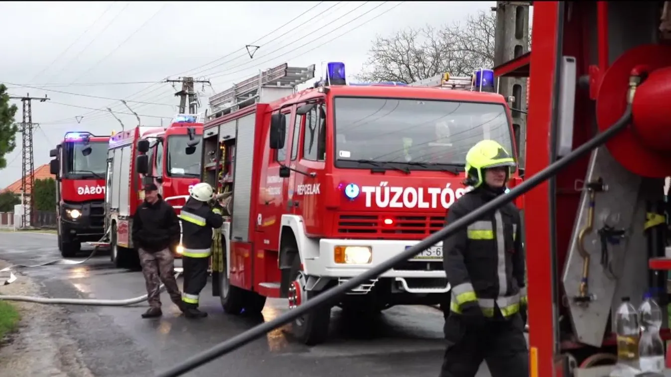 Menekültek az emberek Győrben, több egységet riasztottak