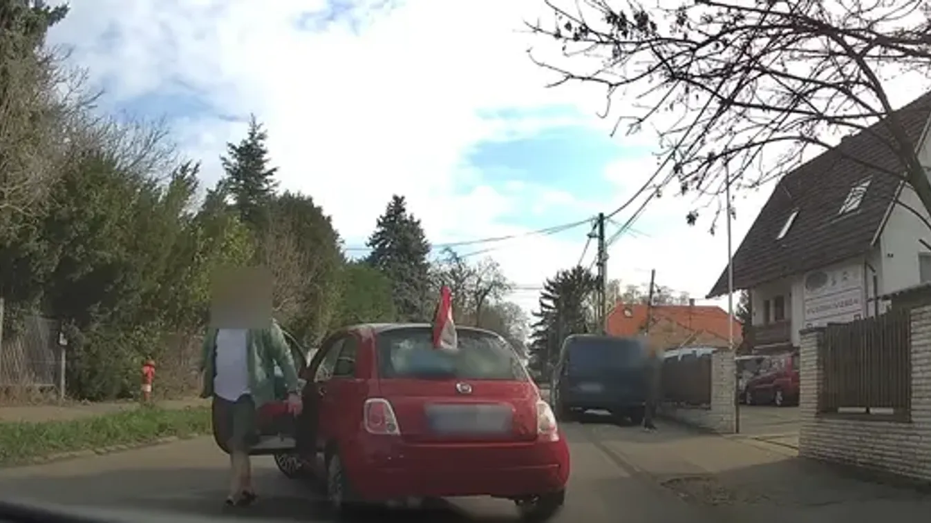 Az út közepén estek egymásnak a sofőrök Budapesten – Ön mit tett volna ebben a helyzetben?