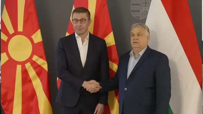 Orbán Viktor az észak-macedón miniszterelnökkel tárgyalt