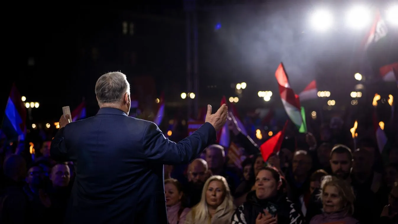 Orbán Viktor érdekes húzása Kaposváron – az elemző szerint ez sokat elárul arról, melyik félnek jobbak a számai