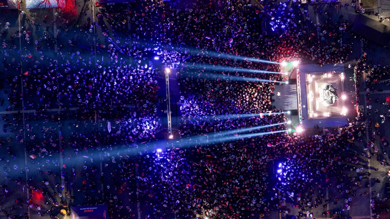 Dér Heni lélegzetelállító produkcióval nyitotta meg az egri nagygyűlést - Videó