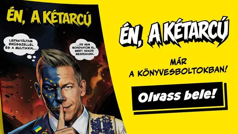 Én, a Kétarcú! Máris nagy siker a Magyar Péterről szóló képregény