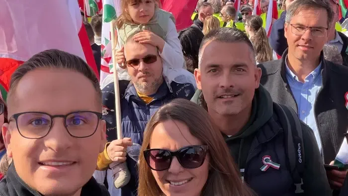 Rengeteg lengyel is érkezett a Békemenetre