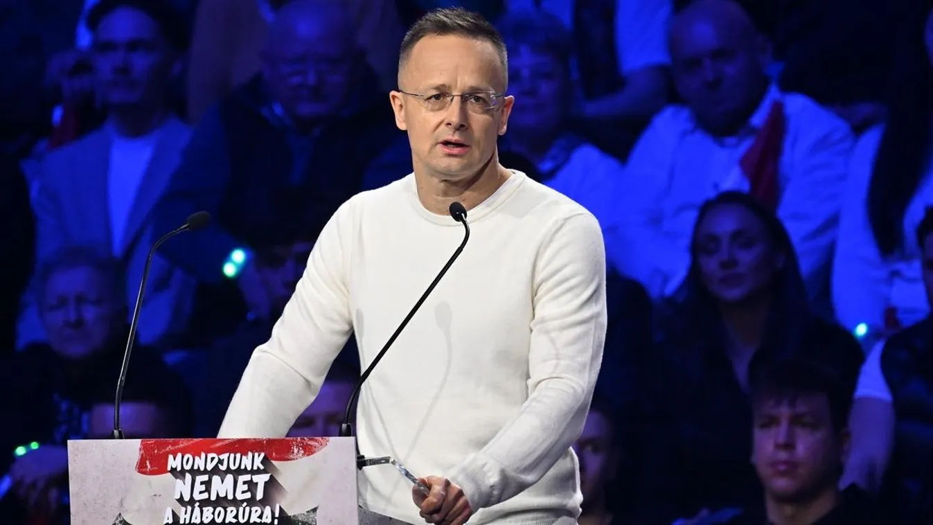 Szijjártó Péter: követeljük, hogy az ukránok állítsák le a beavatkozást a magyar választásba; fejezzék be a fenyegetőzést és a zsarolást