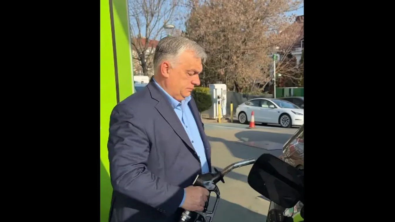 Orbán Viktor tankolt: ennyi ma, és ennyi lesz holnap is