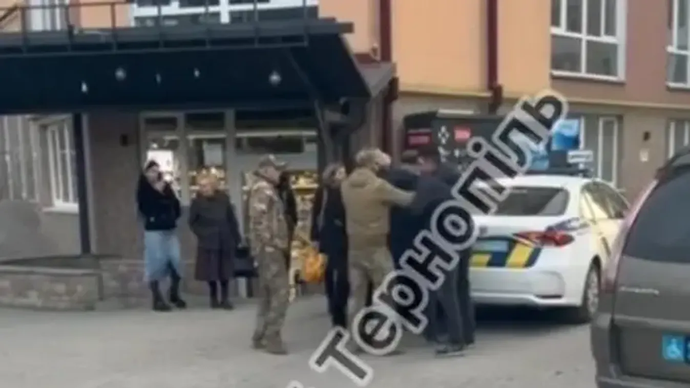 Fogorvosi rendelő elől hurcoltak el egy férfit Zelenszkij emberei, döbbenetes videót osztottak meg