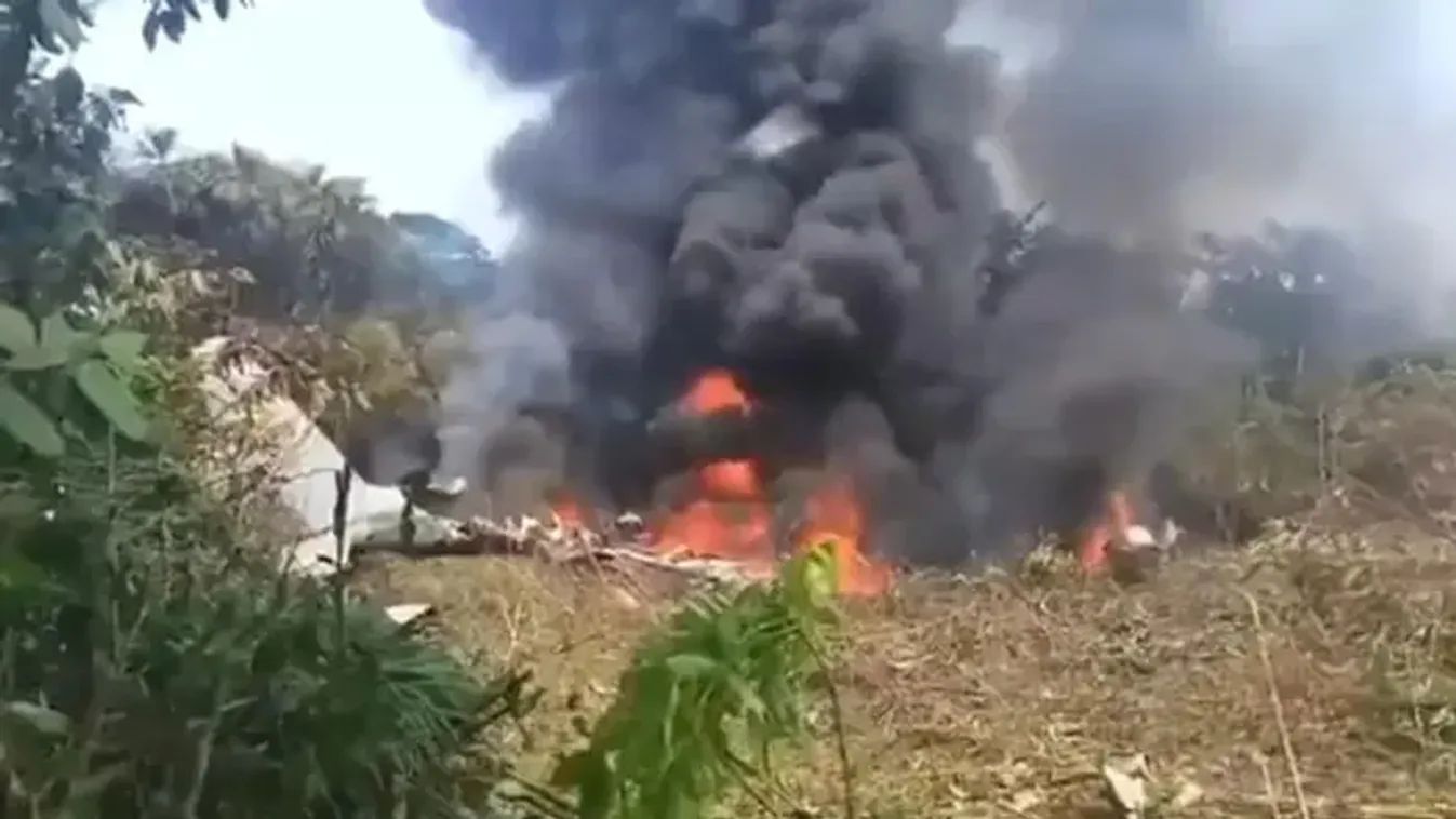 Lezuhant a kolumbiai légierő egyik katonai szállítógépe