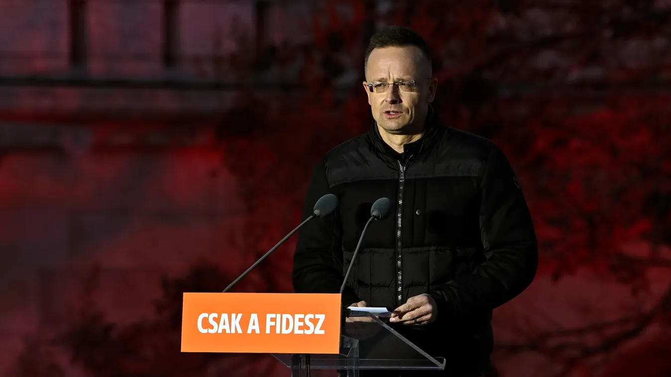 Szijjártó : vasárnap akkora győzelmet fogunk aratni, hogy még a Holdról is jól fog látszani