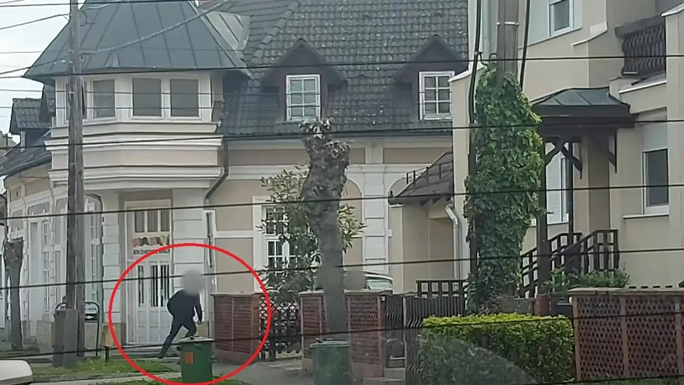 Videón, ahogy csapdába sétáltak a kamu rendőrök Kalocsán