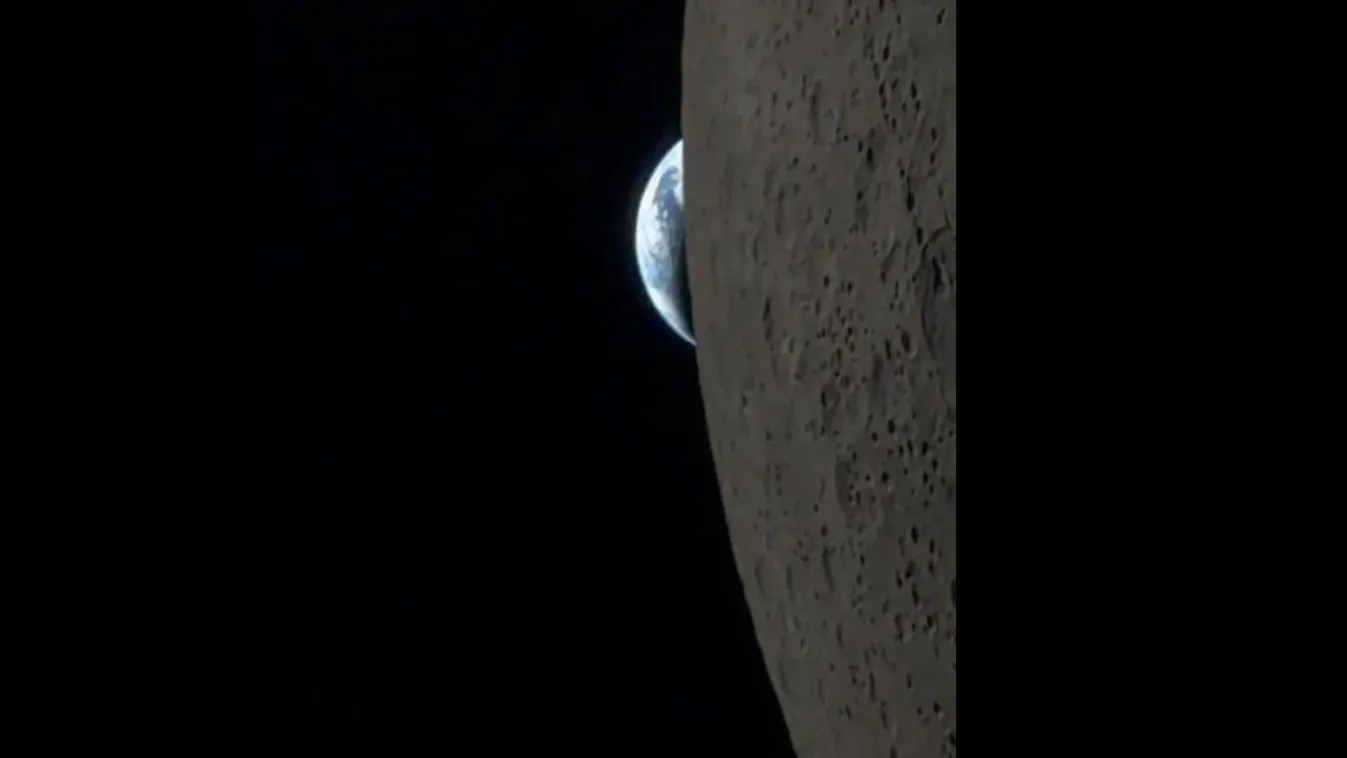 Az Artemis II űrhajósa iPhone-jával videózta le az űrből a Földet