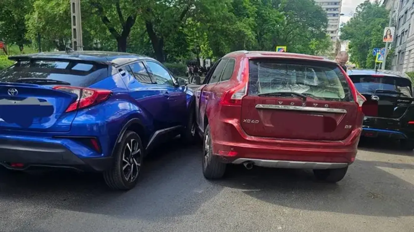 Baleset érte a TV 2 hírolvasóját, fotók készültek a helyszínen