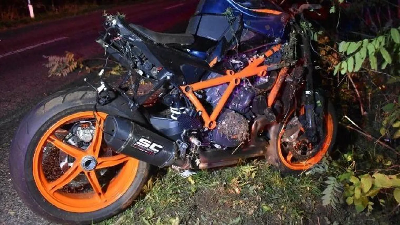 Egy rossz előzés a motoros életébe került Üllőnél