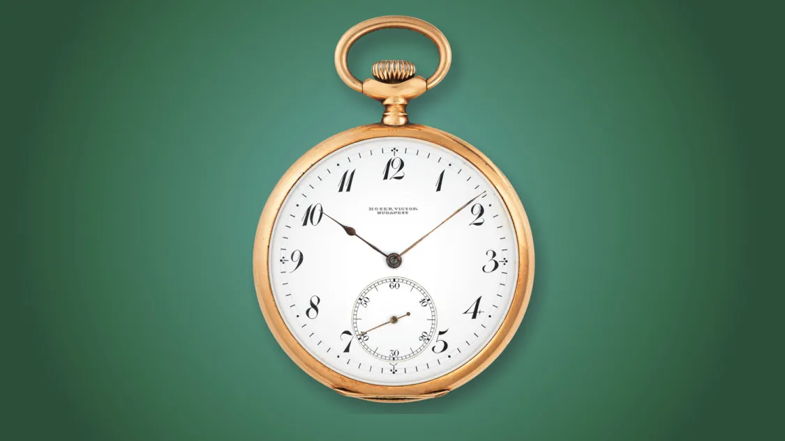 A licitálás 750 ezer forintról indul Füst Milán egykori arany Ulysse Nardin zsebórájáért