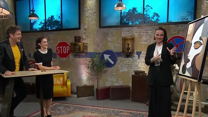 Péter Szabó Szilvia saját festményét bocsájtotta licitre