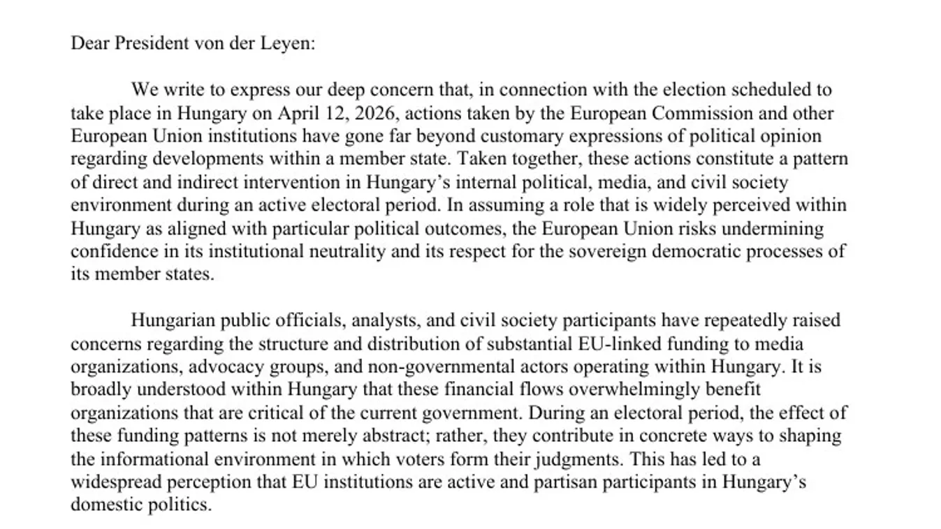 Amerikai képviselők számonkérték Brüsszelt, amiért beavatkoznak a magyar választásokba