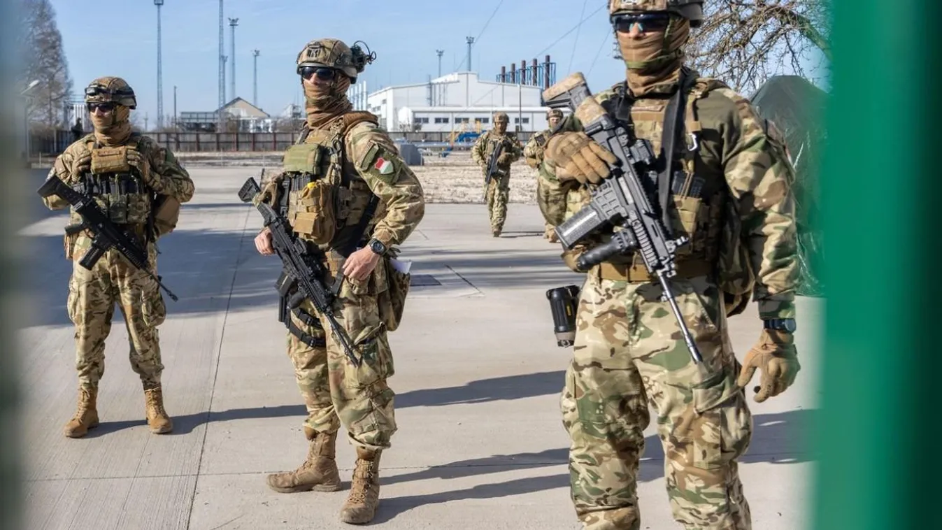 Kivezényelték a katonákat, ők védik majd a gázvezeték magyarországi szakaszát - videóval