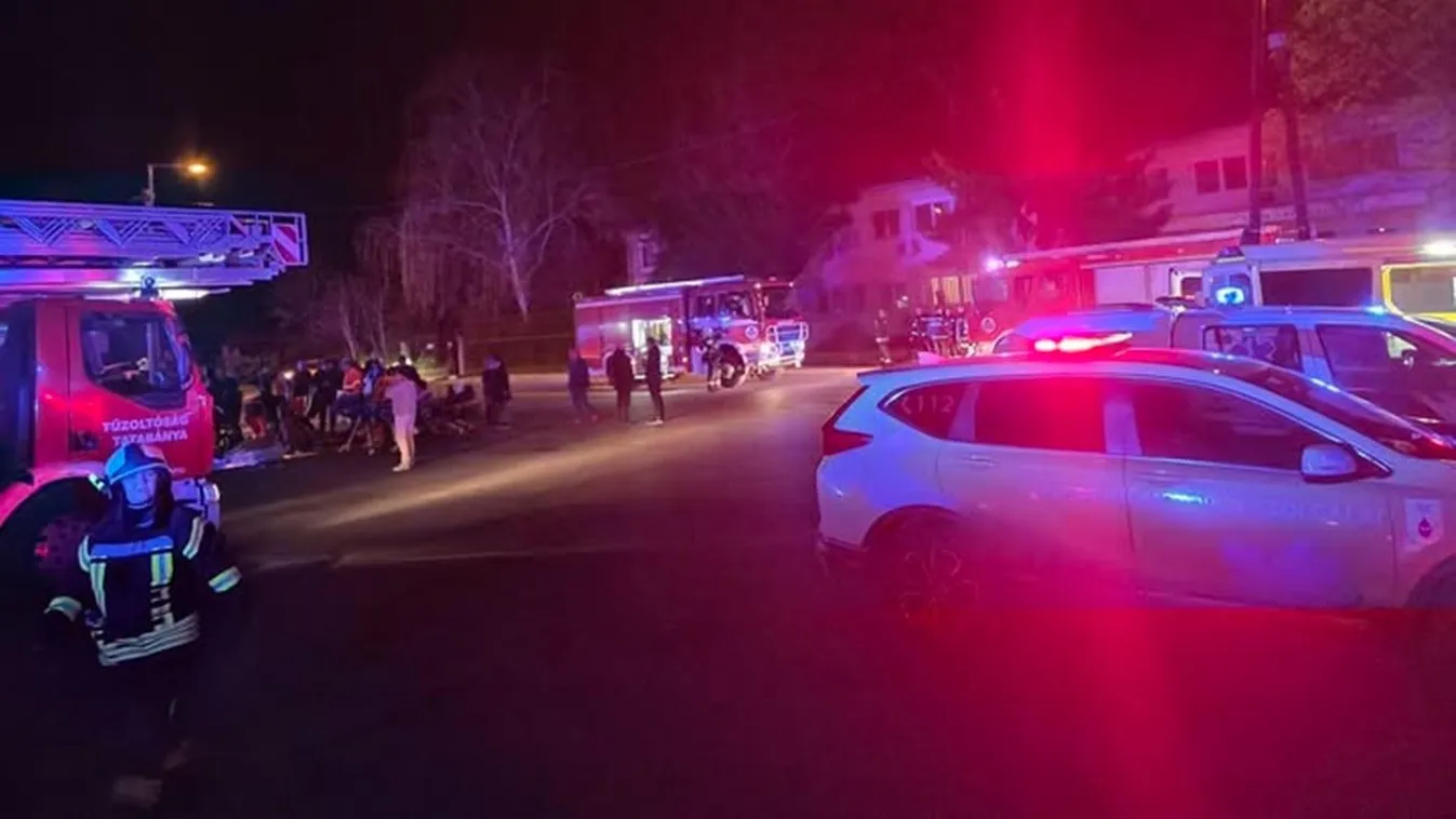 Több tucat embert menekítettek ki a tatabányai idősek otthonából, a sérültek száma jelentős