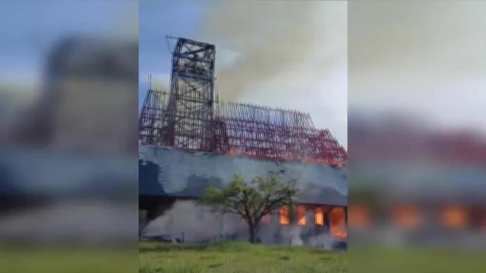 Szinte porig égett egy templom Dióshalmon, borzasztó látvány