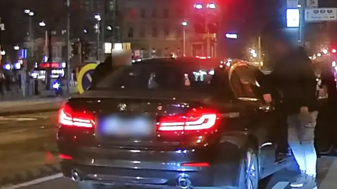 Megállt a forgalom a Nagykörúton, óriási botrány robbant ki az út közepén – Videó