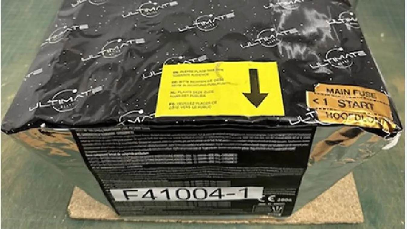 Termékvisszahívás: veszélyes tűzijátékra hívta fel a figyelmet a rendőrség