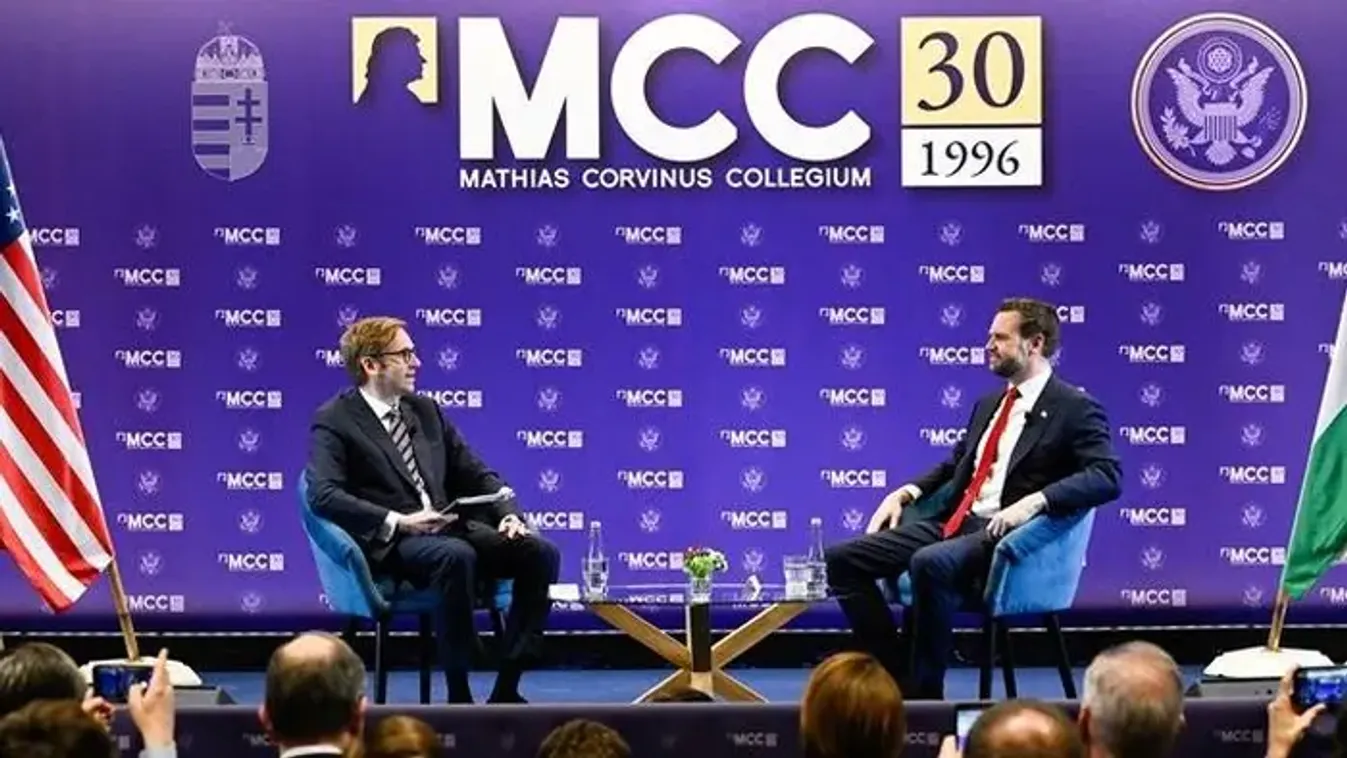 J. D. Vance az MCC-ben: Orbán Viktor jó munkát végez és a béke ügyét szolgálja