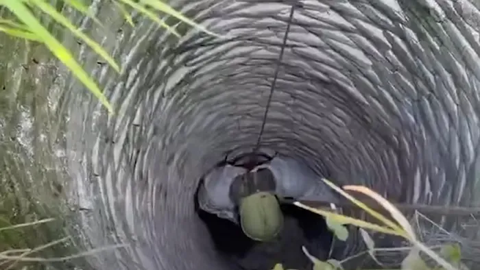 Videón a döbröközi holttest kiemelése, élettársa ölte meg