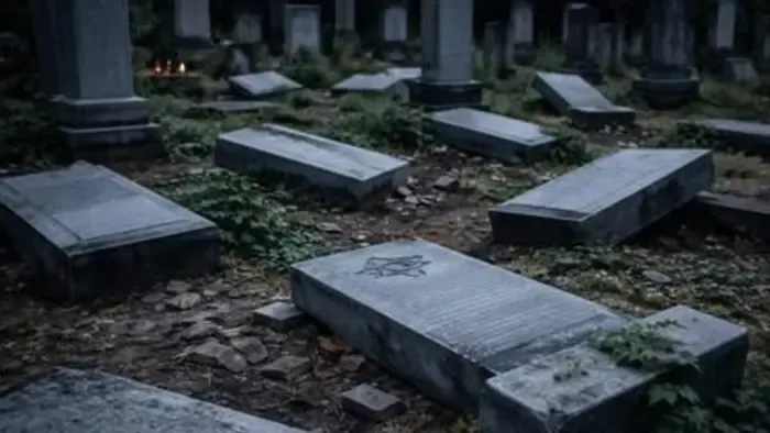 Síremlékeket döntöttek ki ismeretlenek az erdélyi Szászrégen zsidó temetőjében