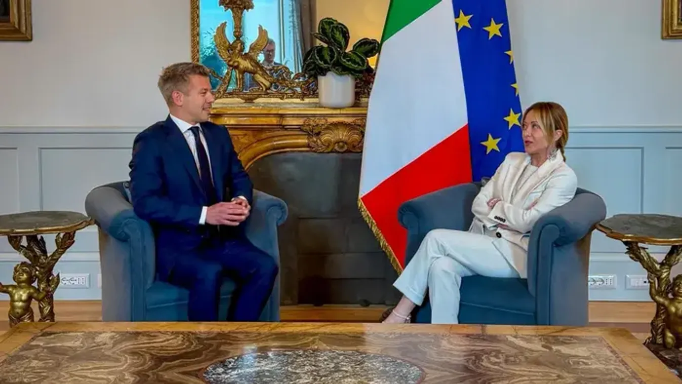 Magyar Péter meghívta Magyarországra Giorgia Melonit