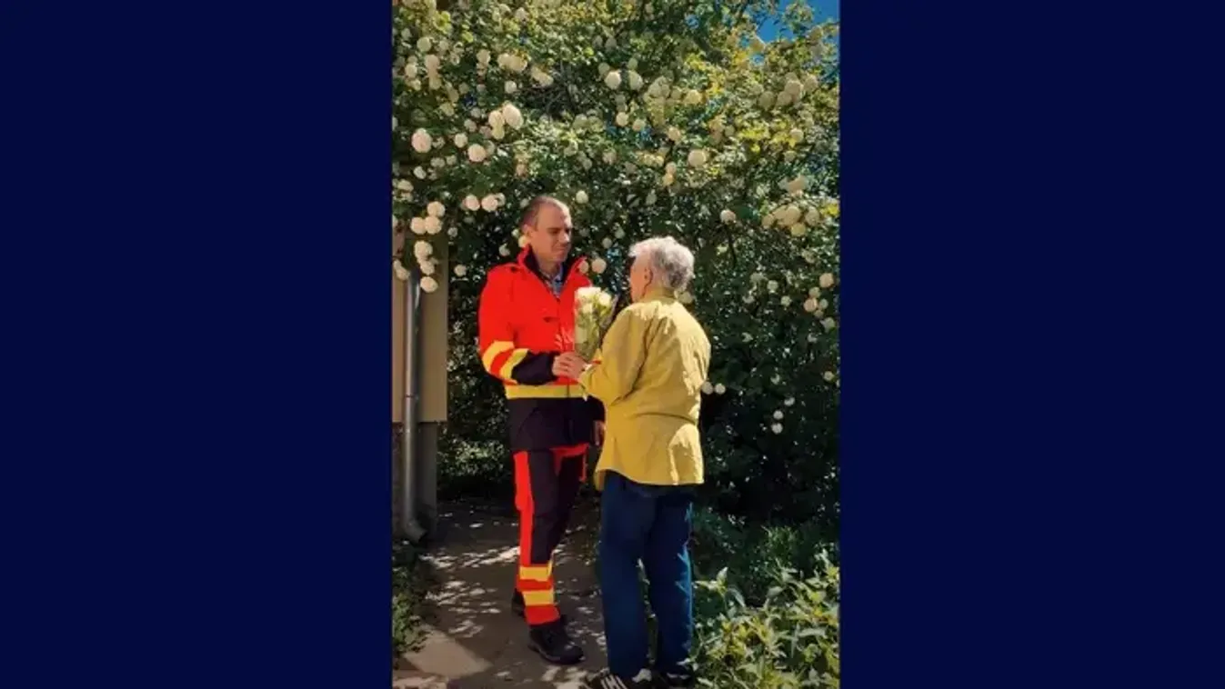 Megható videó, így köszöntötték az édesanyákat a rendőrök, tűzoltók, katonák és mentők