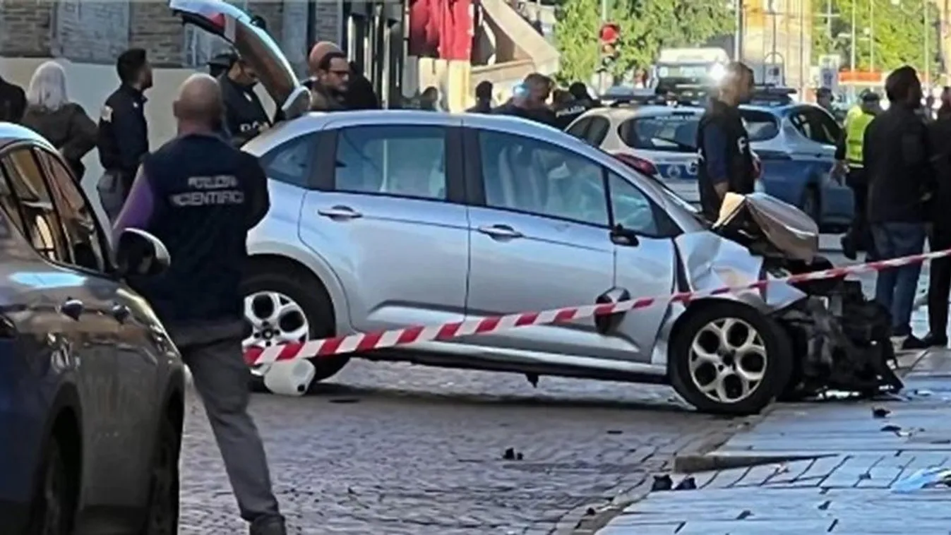 Kiderült: Elmebeteg az olaszországi tömeges gázolás elkövetője, őrizetbe vették - videóval